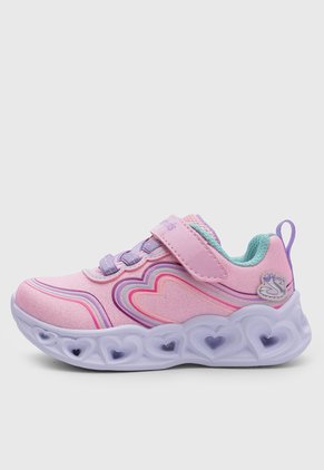 Tenis Lifestyle SKECHERS Retro Hearts Rosa