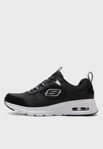 Tenis Lifestyle Negro-Blanco Skechers Skech-air Court Skechers