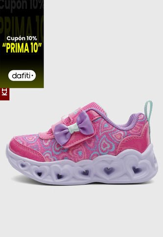 Tenis Lifestyle SKECHERS Heart Lights Rosa Skechers