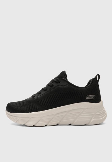 Tenis Lifestyle Negro-Blanco SKECHERS Bobs Sport B Flex Hi - Flying HI