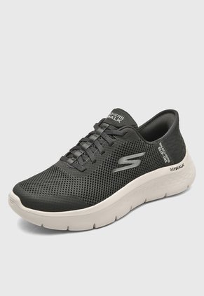 Tenis Skechers Go Walk Flex - Grand Entry Negro