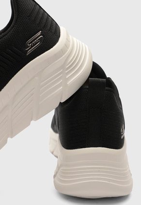 Tenis SKECHERS Bobs Sport B Flex Hi - Flying HI Negro
