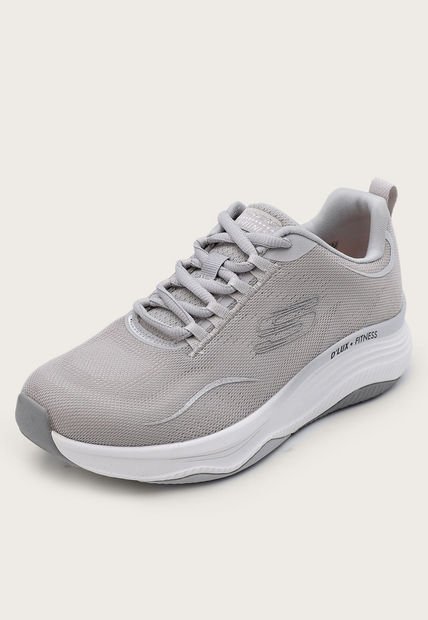 Tenis Training Gris Plateado Skechers Relaxed Fit D Lux Fitness Pure Glam Compra Ahora Dafiti Colombia