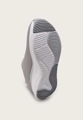 Tenis Training Gris-Plateado Skechers Relaxed Fit: D'Lux Fitness - Pure Glam