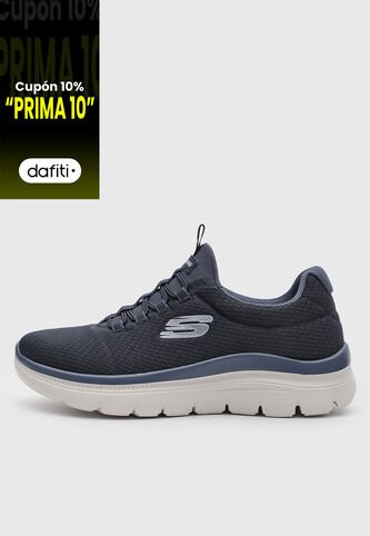 Tenis Lifestyle  SKECHERS Summits Plus Azul Skechers