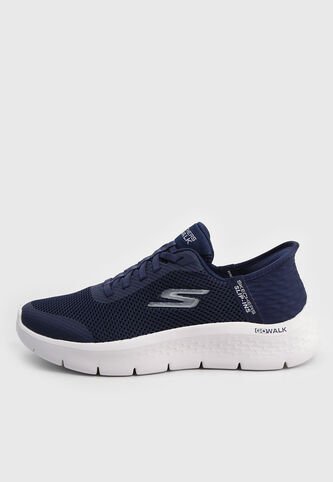 Tenis Walking Azul Navy-Blanco Skechers Slip-ins GO WALK Flex - Grand Entry Skechers