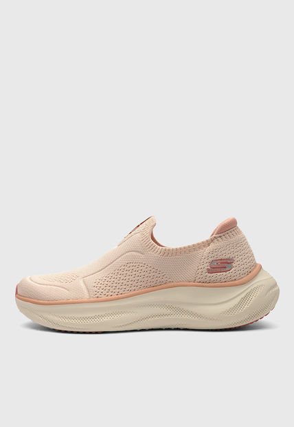 Tenis Lifestyle Rosa Nude-Marfil-Naranja SKECHERS Skech Cloud - Soft Serenity