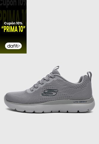 Tenis Running SKECHERS Summits Gris Skechers