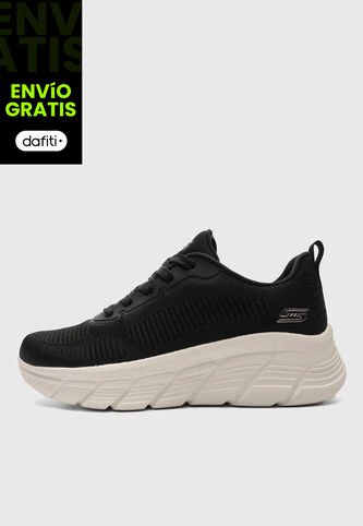 Tenis SKECHERS Bobs Sport B Flex Hi - Flying HI Negro Skechers