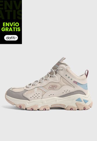 Tenis SKECHERS D'Lites Hiker Beige Skechers