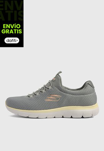 Tenis SKECHERS Summits Gris Skechers