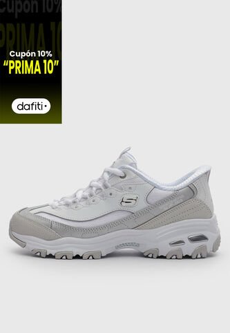Tenis Lifestyle  SKECHERS D'lites  Blanco Skechers