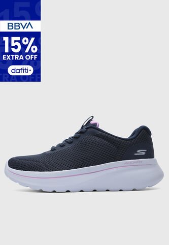 Tenis SKECHERS Go Walk Arch Fit N-Joy - Amira Azul Skechers