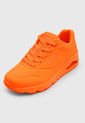Tenis Lifestyle Naranja-Plateado Skechers Street Uno - Night Shades de Skechers