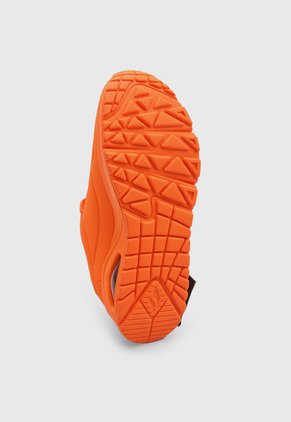 Tenis Lifestyle Naranja-Plateado Skechers Street Uno - Night Shades
