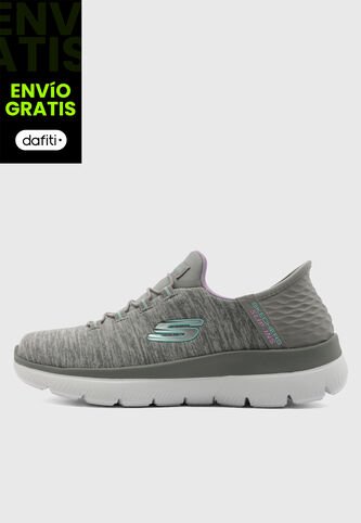 Tenis SKECHERS Summits-Dazzling Haze Gris Skechers
