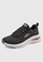 Tenis Running Negro-Marfil-Oro Rosa SKECHERS Skech-Air Meta - Neutral Air de Skechers