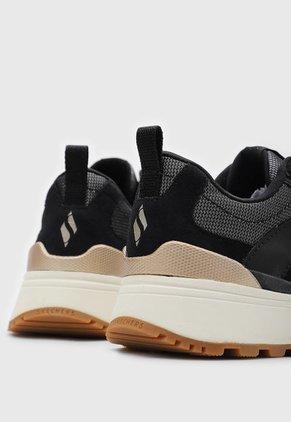 Tenis Lifestyle Negro-Marfil-Dorado Skechers Sunny Street - Sunshine Steps