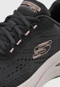 Tenis Running Negro-Marfil-Oro Rosa SKECHERS Skech-Air Meta - Neutral Air de Skechers