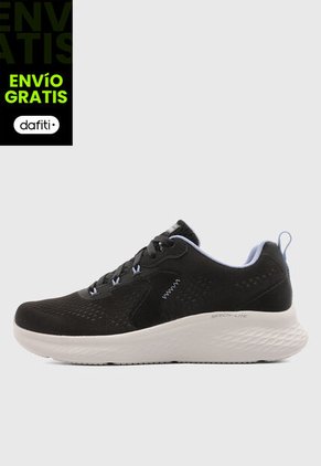 Tenis SKECHERS Emesh Lace Up Negro