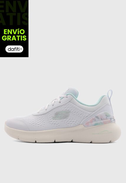 Tenis SKECHERS Engineered Mesh Lace Up Lila Claro