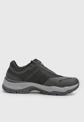 Tenis de Senderismo Negro-Gris-Azul Skechers Relaxed Fit-Arch Fit Dawson - Mahone