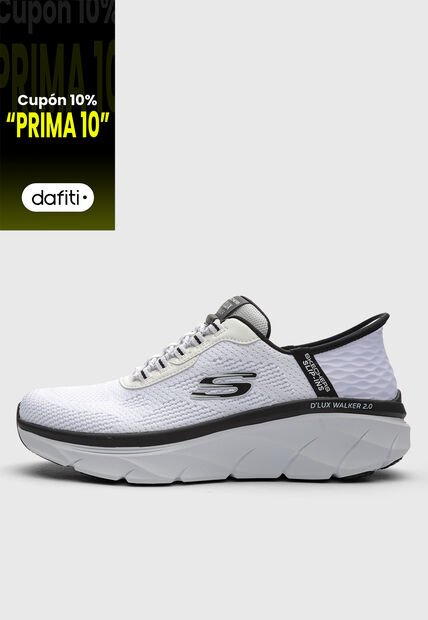 Tenis SKECHERS D'Lux Walker 2.0 - Rezinate Blanco