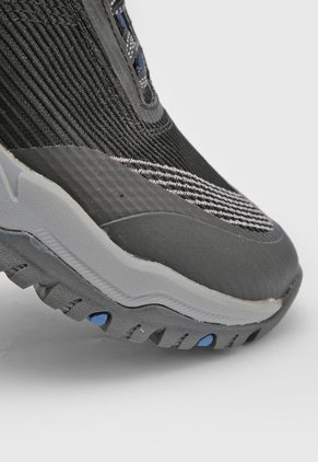 Tenis de Senderismo Negro-Gris-Azul Skechers Relaxed Fit-Arch Fit Dawson - Mahone