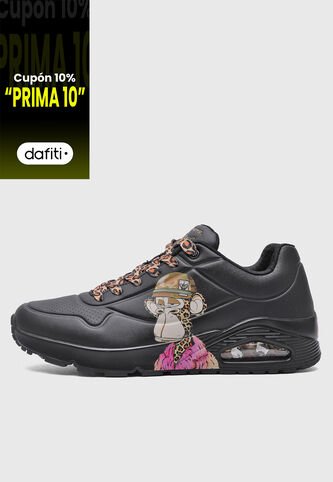 Tenis Lifestyle SKECHERS Uno - Dr. Bombay Negro Skechers
