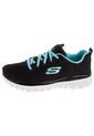 Running Negro-Verde aguamarina Skechers de Skechers