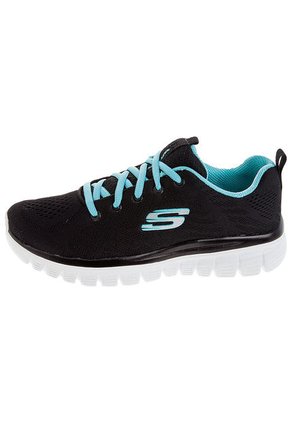 Running Negro-Verde aguamarina Skechers