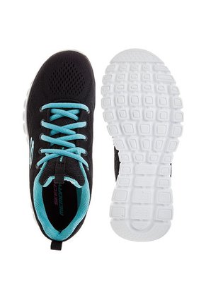 Running Negro-Verde aguamarina Skechers