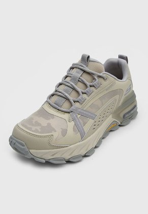 Tenis de Senderismo Beige-Gris Skechers Max Protect - Task Force