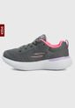 Tenis Lifestyle Gris-Rosa-Lila Skechers Kids GOrun 400 V2- Basic Edge de Skechers