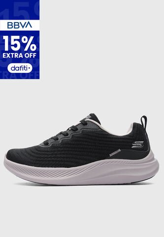 Tenis SKECHERS Bobs Moda Flex Mellow Dawn Negro Skechers