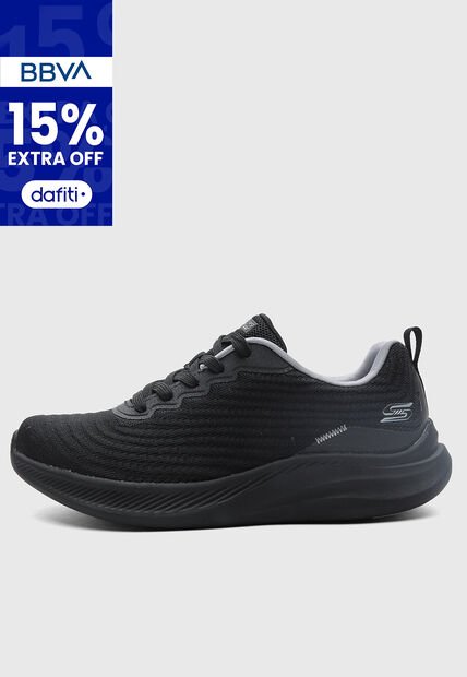 Tenis SKECHERS Bobs Moda Flex Negro
