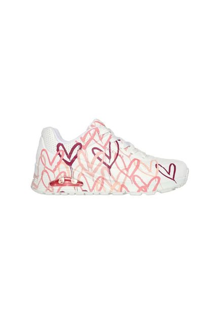 Tenis Mujer Skechers Uno - Blanco