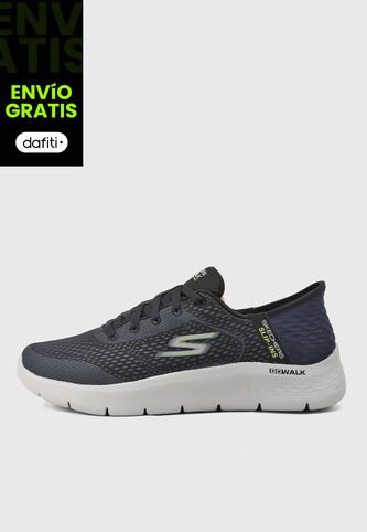 Tenis Training Azul Petróleo-Negro SKECHERS GOwalk Flex - New World Skechers