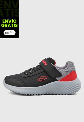 Tenis SKECHERS Boys Bounder - Trekzic Negro Skechers