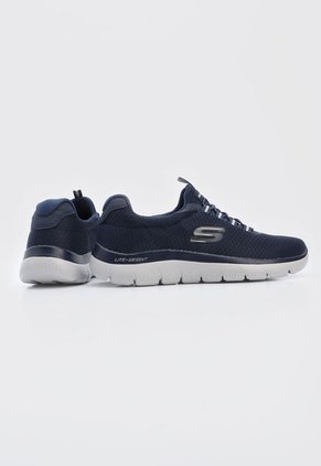 Tenis Training Azul-Gris Skechers