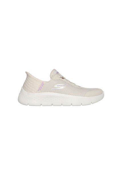 Tenis Mujer Skechers Slip Ins Go Walk - Beige