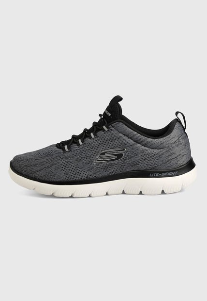 Tenis Training Gris-Negro Skechers Summits - Louvin