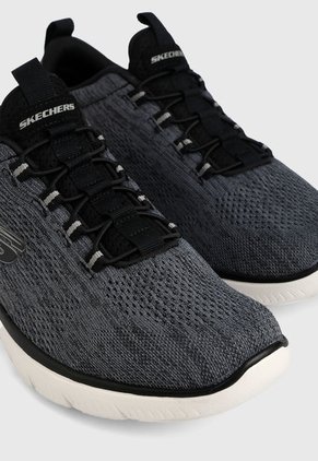 Tenis Training Gris-Negro Skechers Summits - Louvin