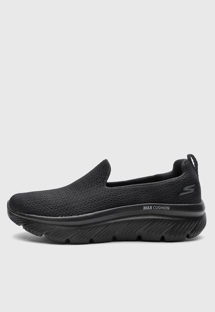 Tenis Walking SKECHERS Go Walk Max Cushioning Hyper Burst - Jenna Negro
