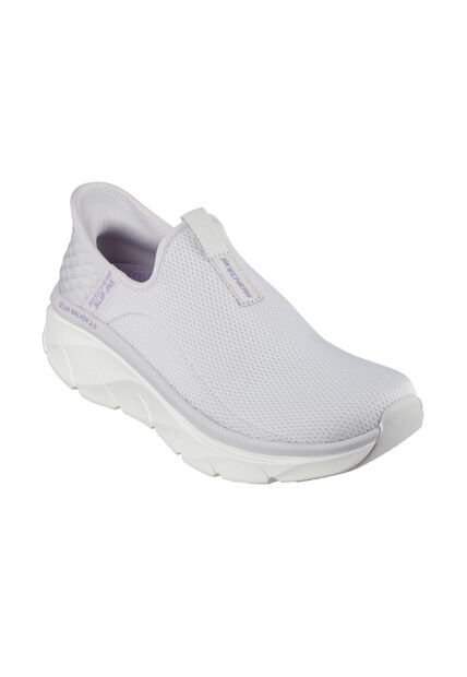 Tenis Skechers Mujer Dlux Walker 2.0 Happy Step - Gris - Bla