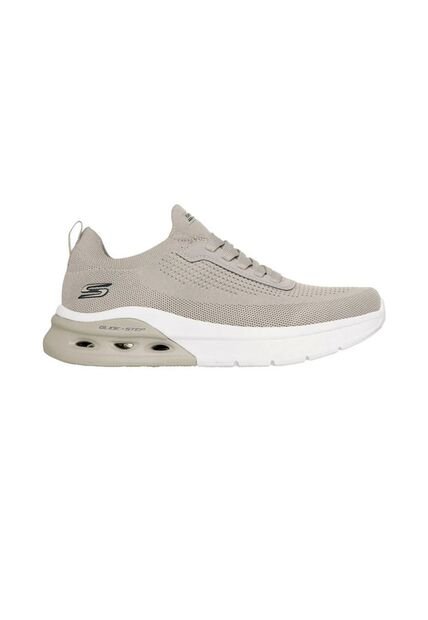 Tenis Skechers Hombre Bobs Arc Waves 2.0 Memory Foam Taupe