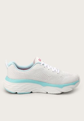 Tenis Running Blanco-Aguamarina-Fucsia Skechers Max Cushioning Elite - Ziva
