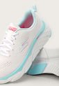 Tenis Running Blanco-Aguamarina-Fucsia Skechers Max Cushioning Elite - Ziva de Skechers
