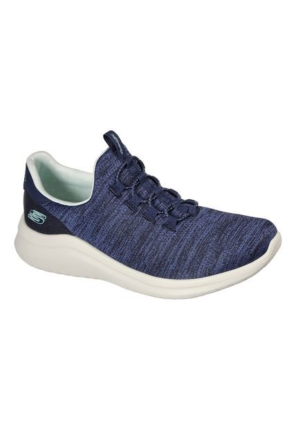 Tenis Skechers Ultraflex Delightful Sport Color Azul Marino Para Mujer