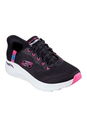 Tenis Skechers Mujer Arch Fit 2.0-Easychic - Negro - Fucsia